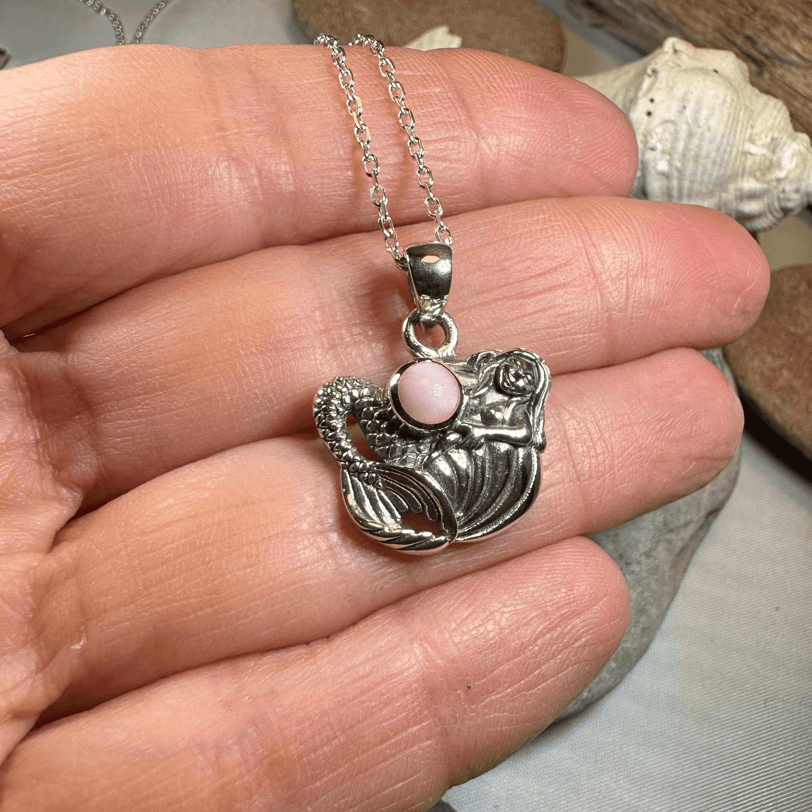 Pink Mermaid Necklace - 