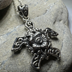 Blooming Turtle Necklace