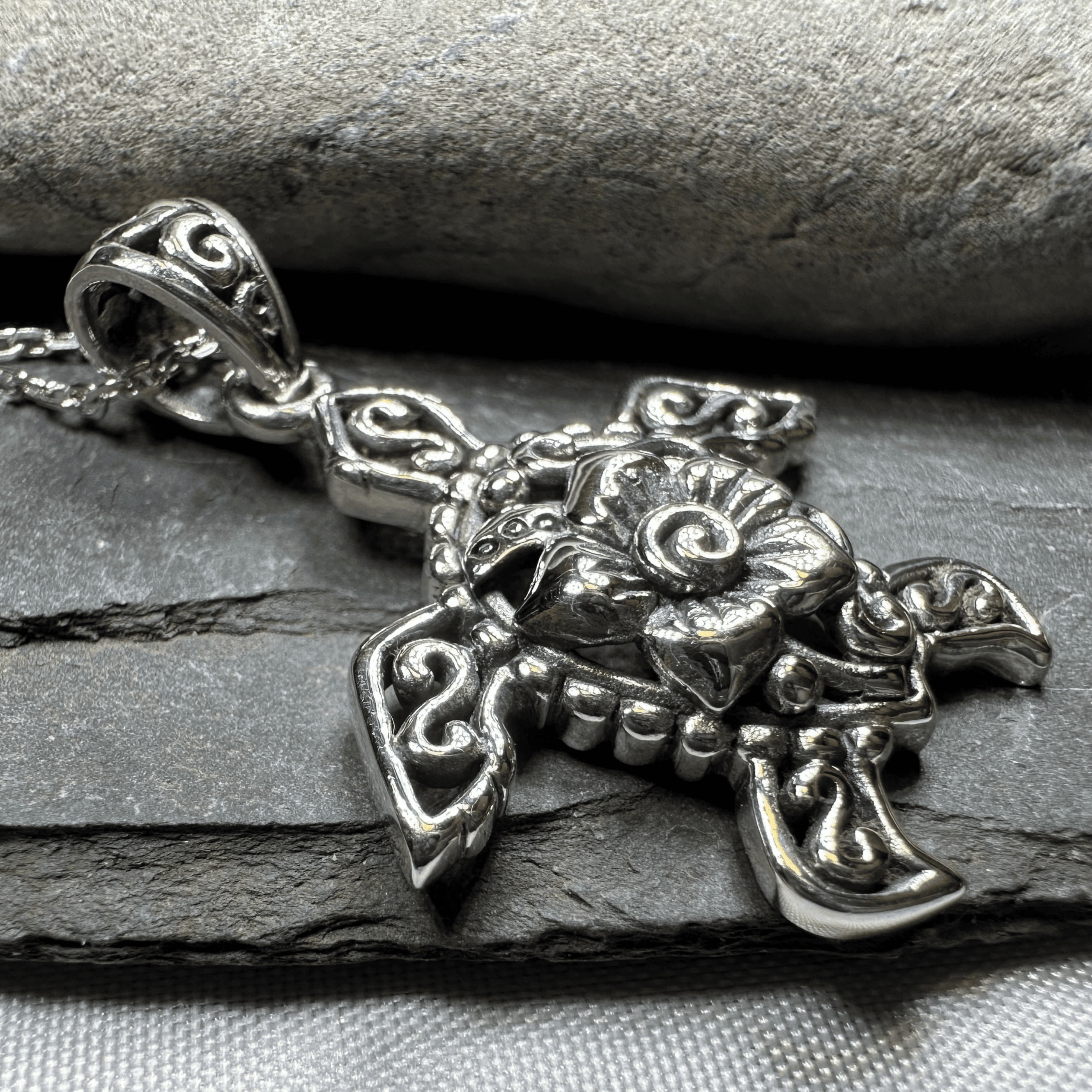 Blooming Turtle Necklace - 