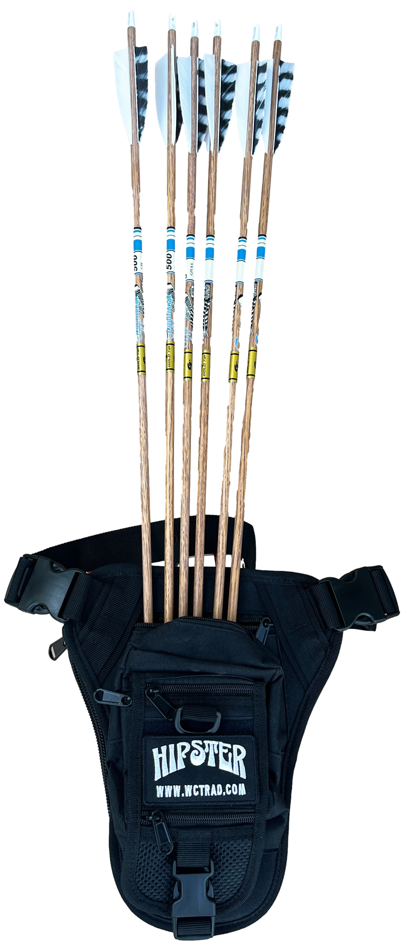 Whiskey City Hipster Side Quiver - Black