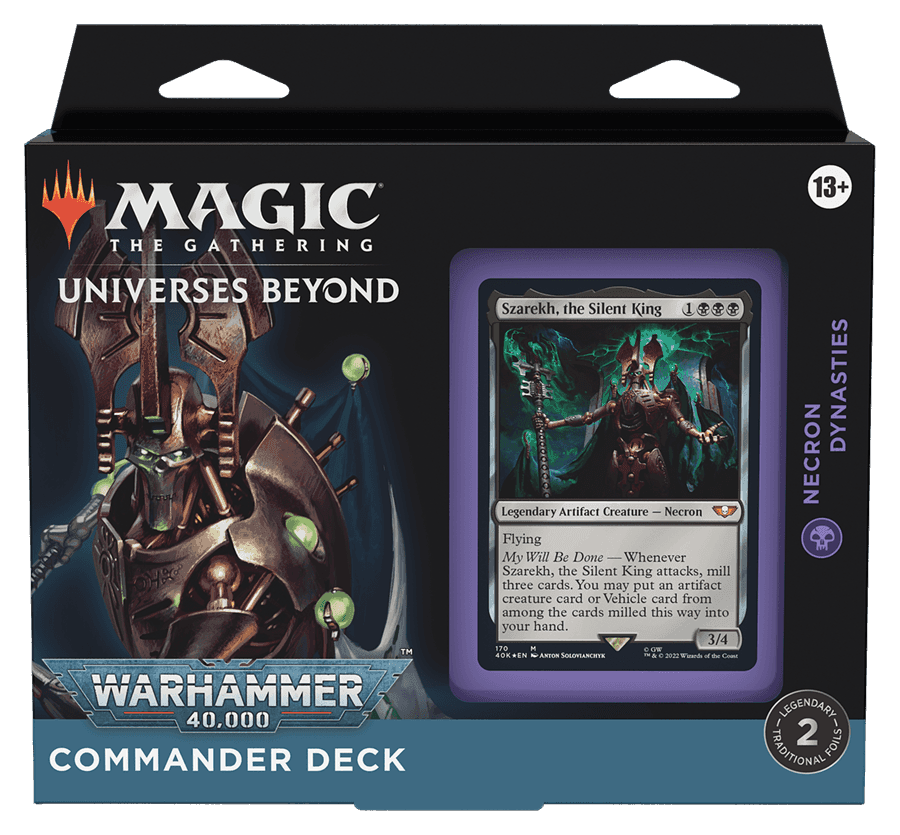Universes Beyond Warhammer Single Commander Deck | MTG | New - Necron Dynasties