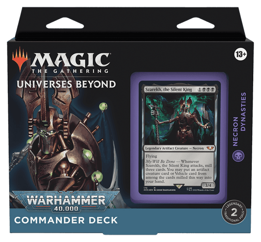Universes Beyond Warhammer Single Commander Deck | MTG | New - Necron Dynasties