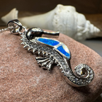 Petite Opal Seahorse Necklace