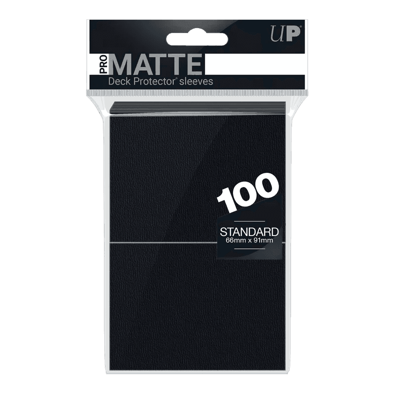Ultra-Pro Pro Matte Sleeves 100ct Standard Size - Solid Black