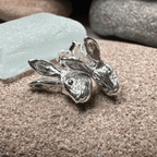 Thistledown Rabbit Post Earrings - 