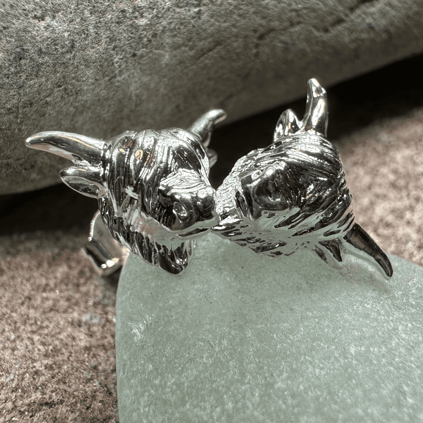 Wee Coo Highland Cow Earrings - 