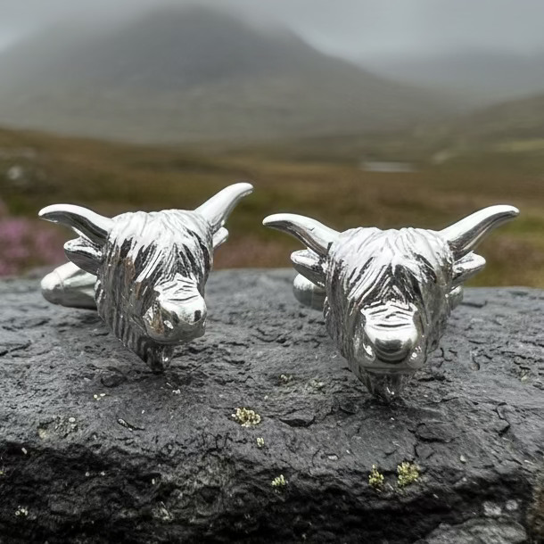 Wee Coo Highland Cow Earrings