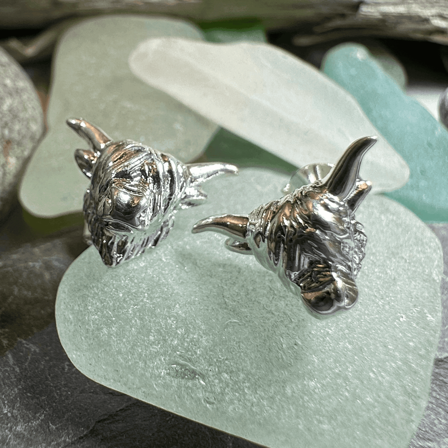 Wee Coo Highland Cow Earrings - 