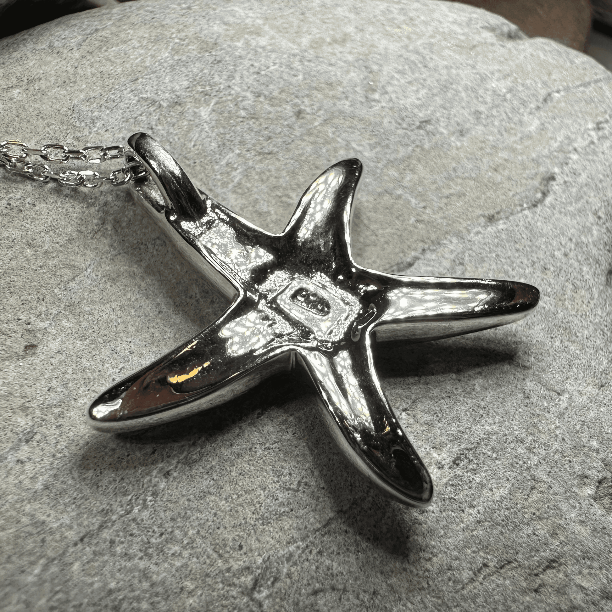 Seastar Starfish Necklace - 18 / Abalone