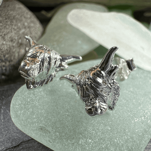 Wee Coo Highland Cow Earrings - 