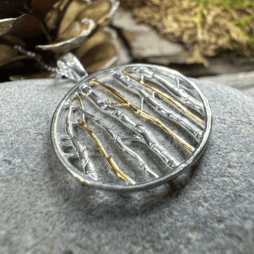 Birch Tree Forest Necklace - 18
