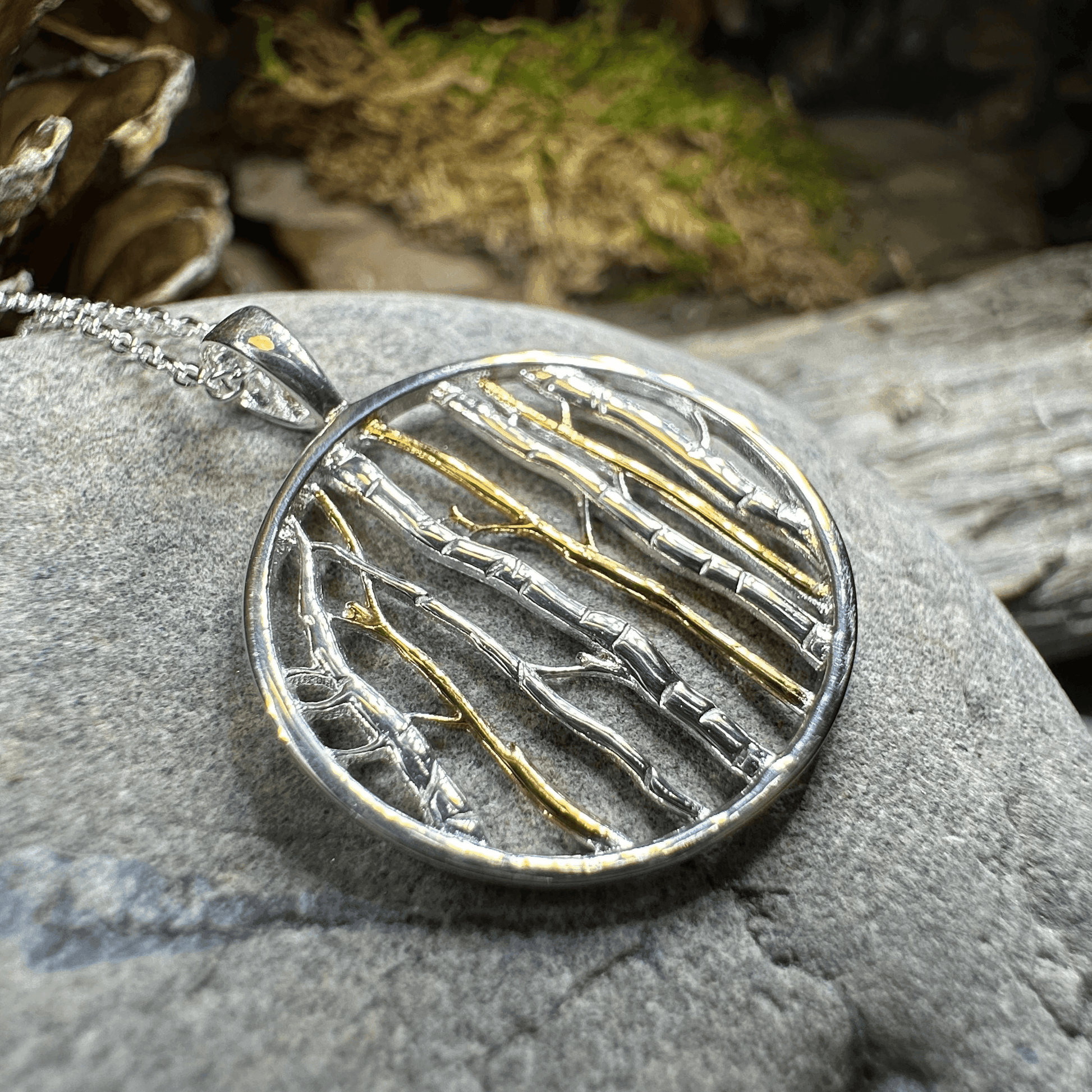 Birch Tree Forest Necklace - 18