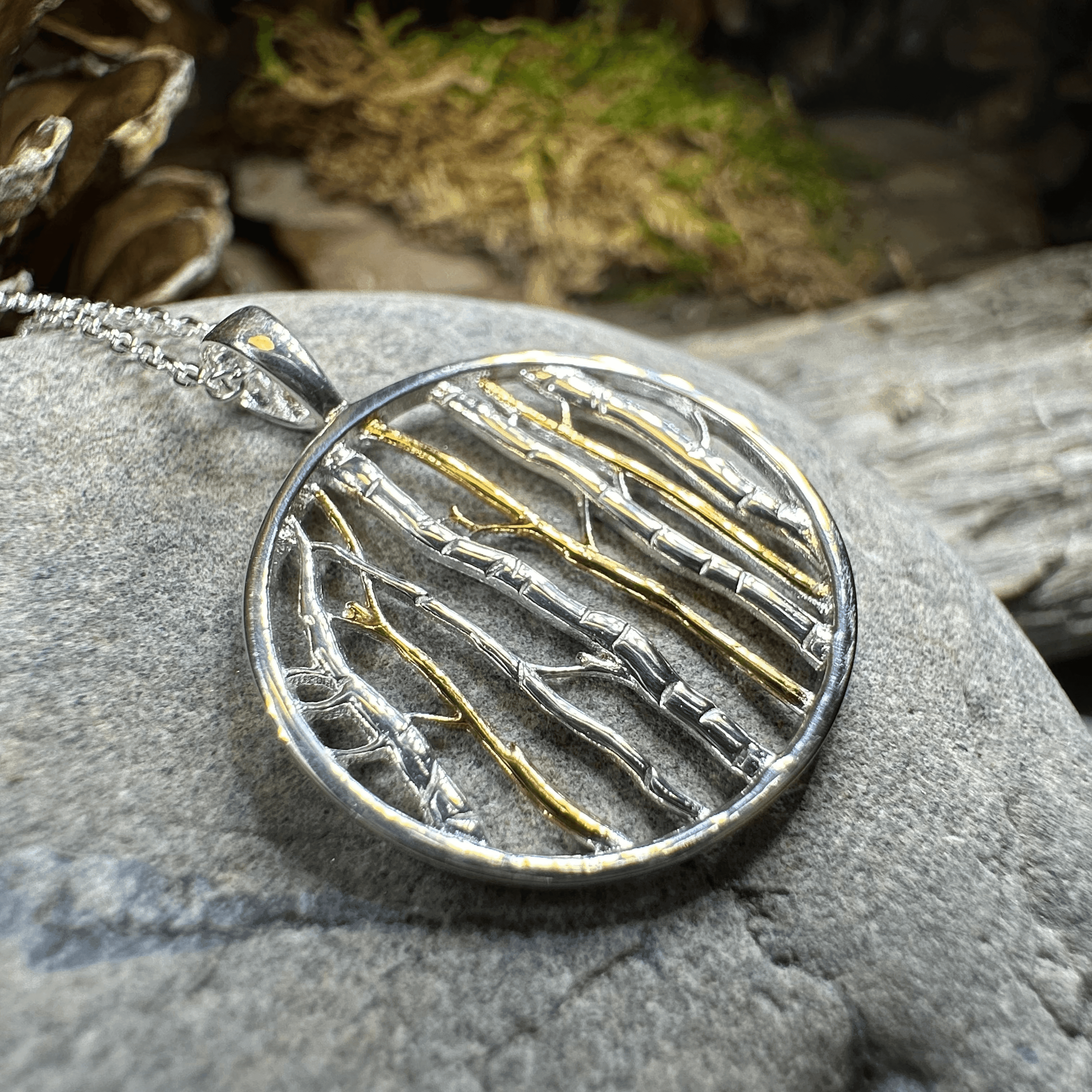 Birch Tree Forest Necklace - 18