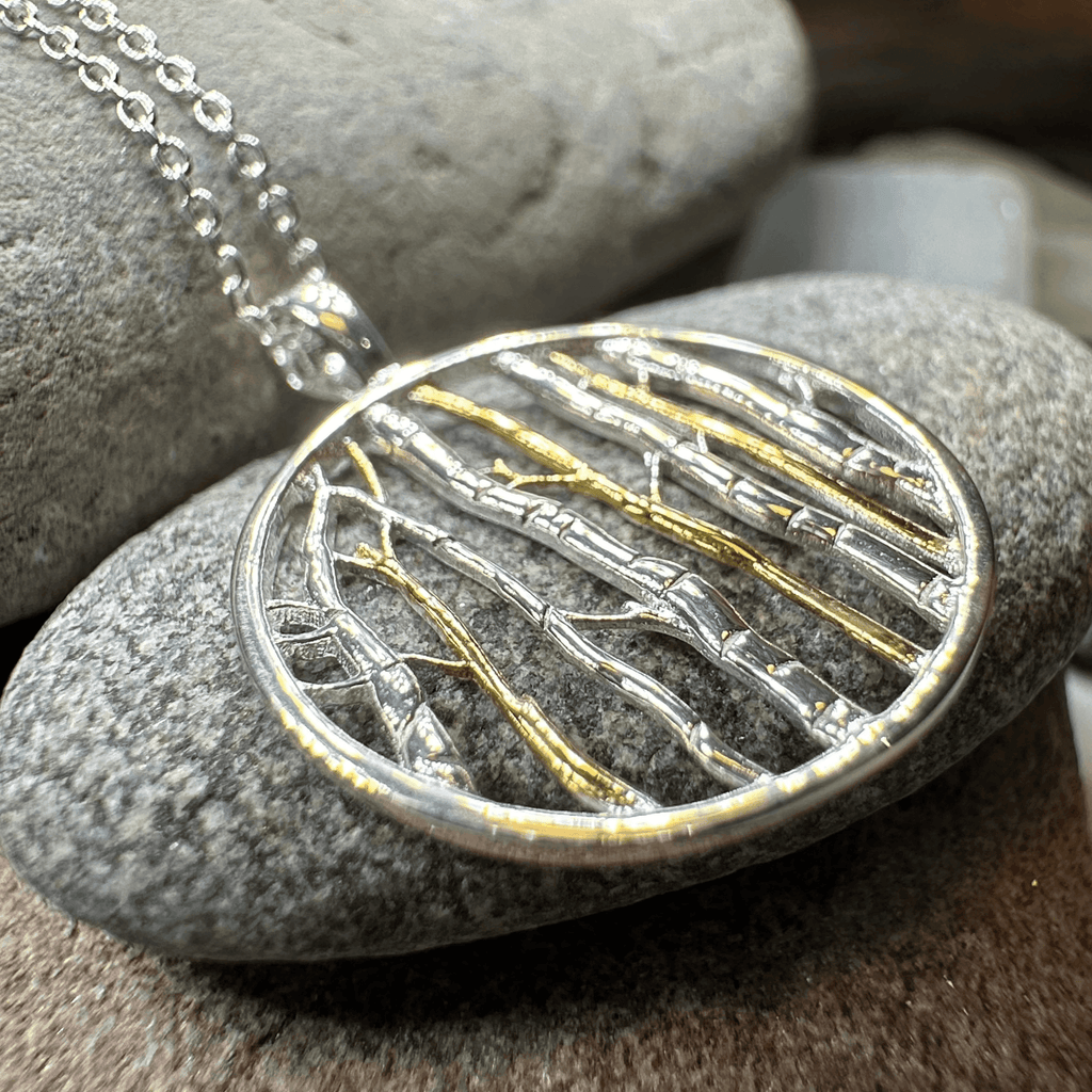 Birch Tree Forest Necklace - 18