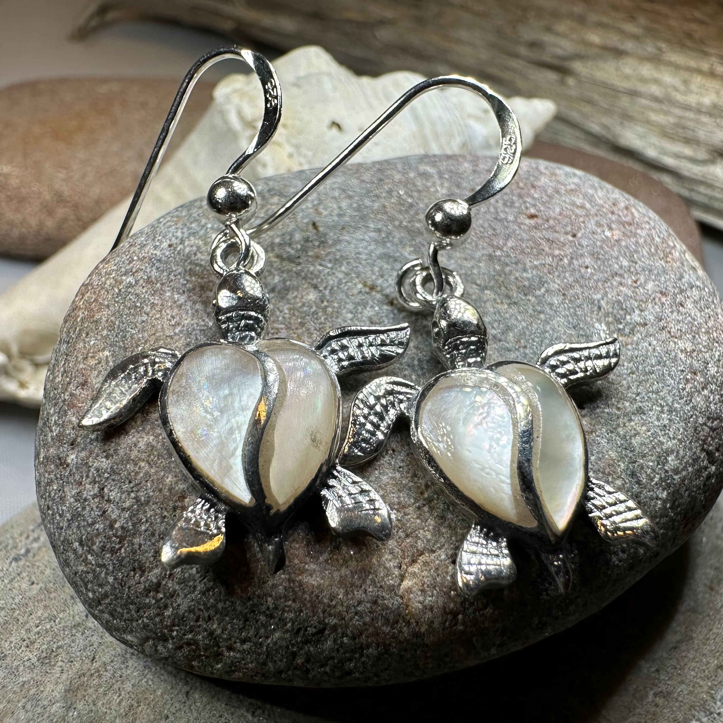 Farraige Turtle Love Earrings