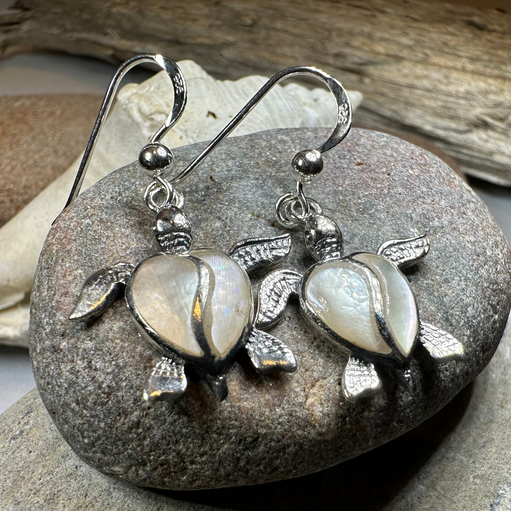 Farraige Turtle Love Earrings