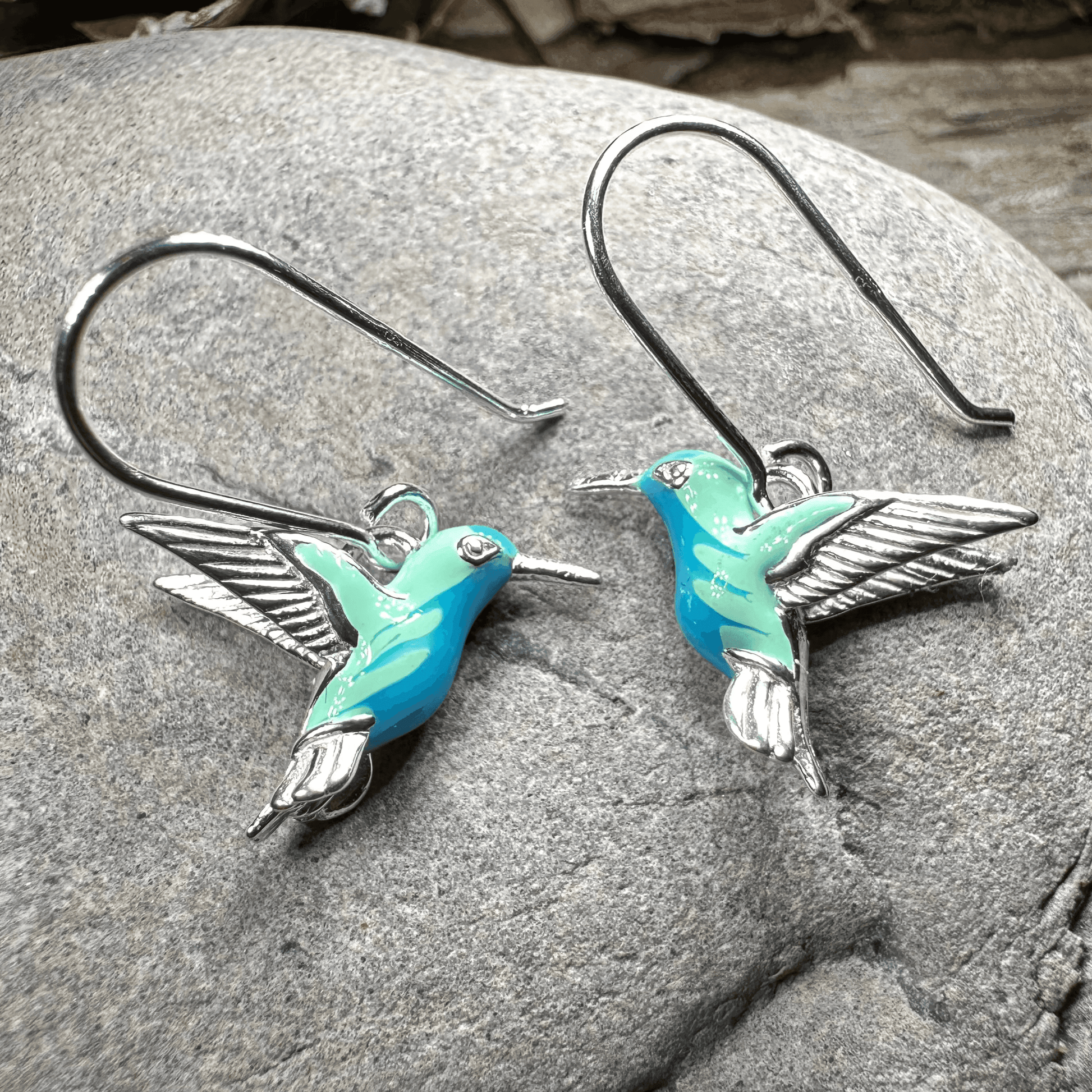 Colibrì Hummingbird Earrings - 