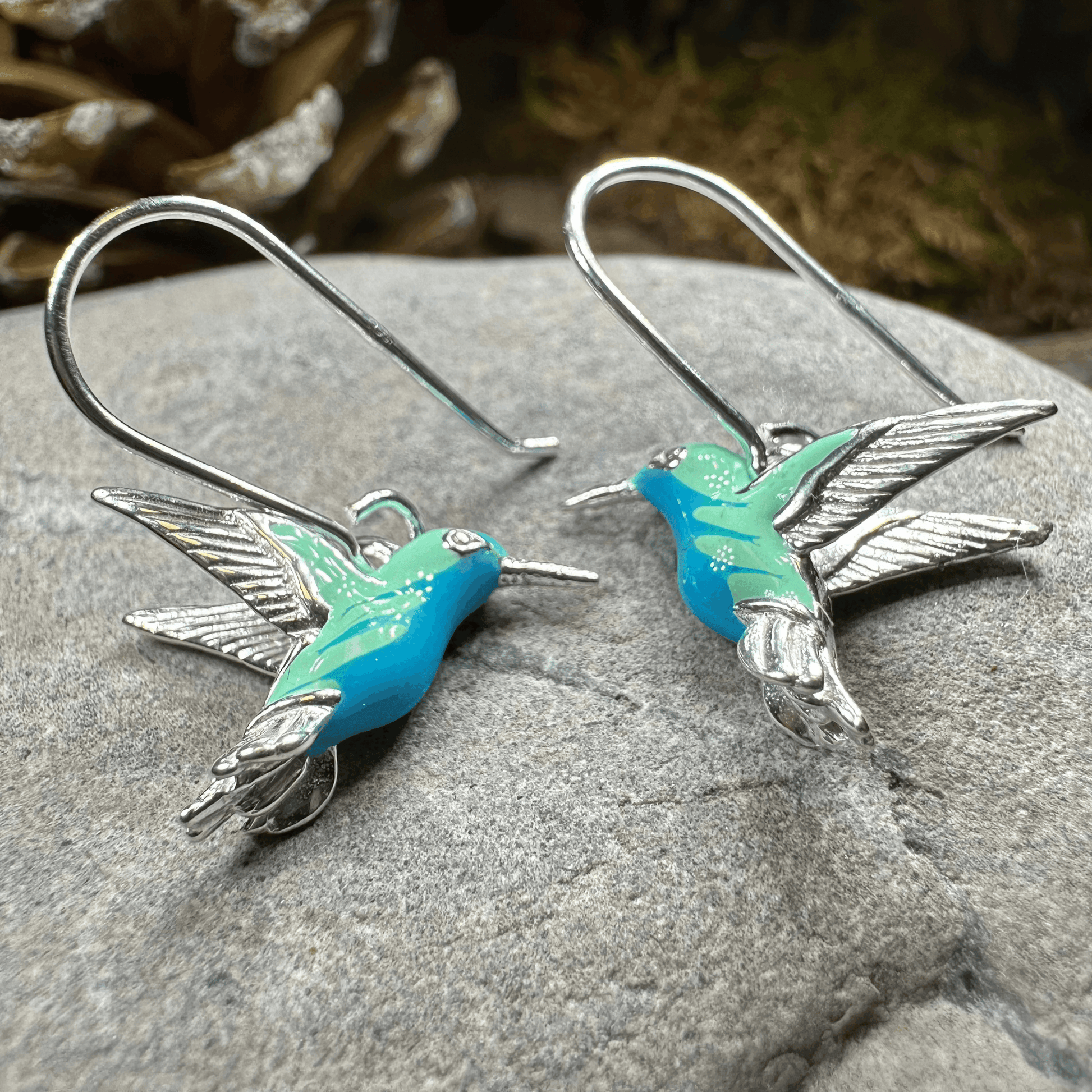 Colibrì Hummingbird Earrings - 