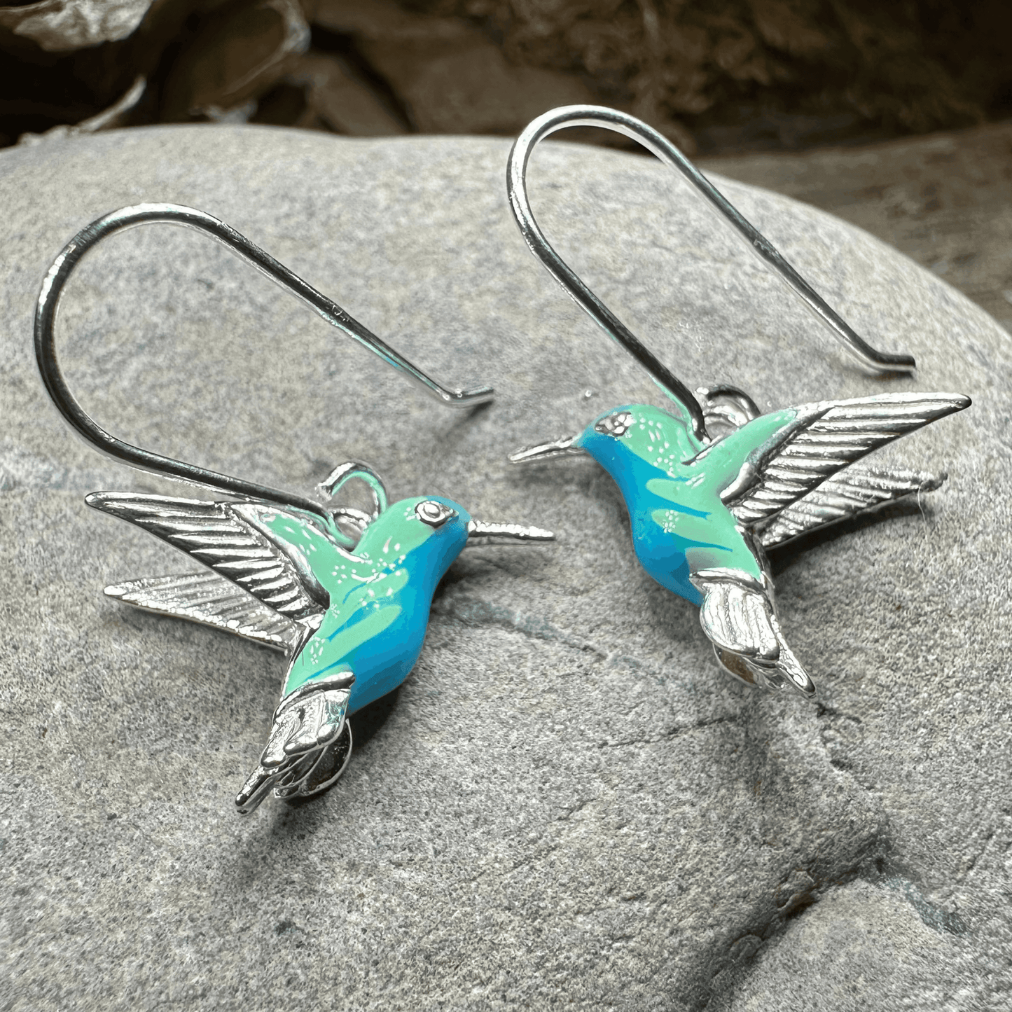 Colibrì Hummingbird Earrings - 