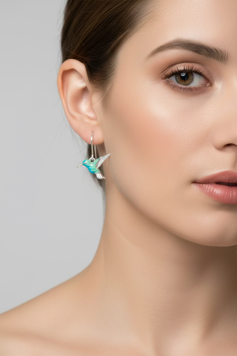 Colibrì Hummingbird Earrings