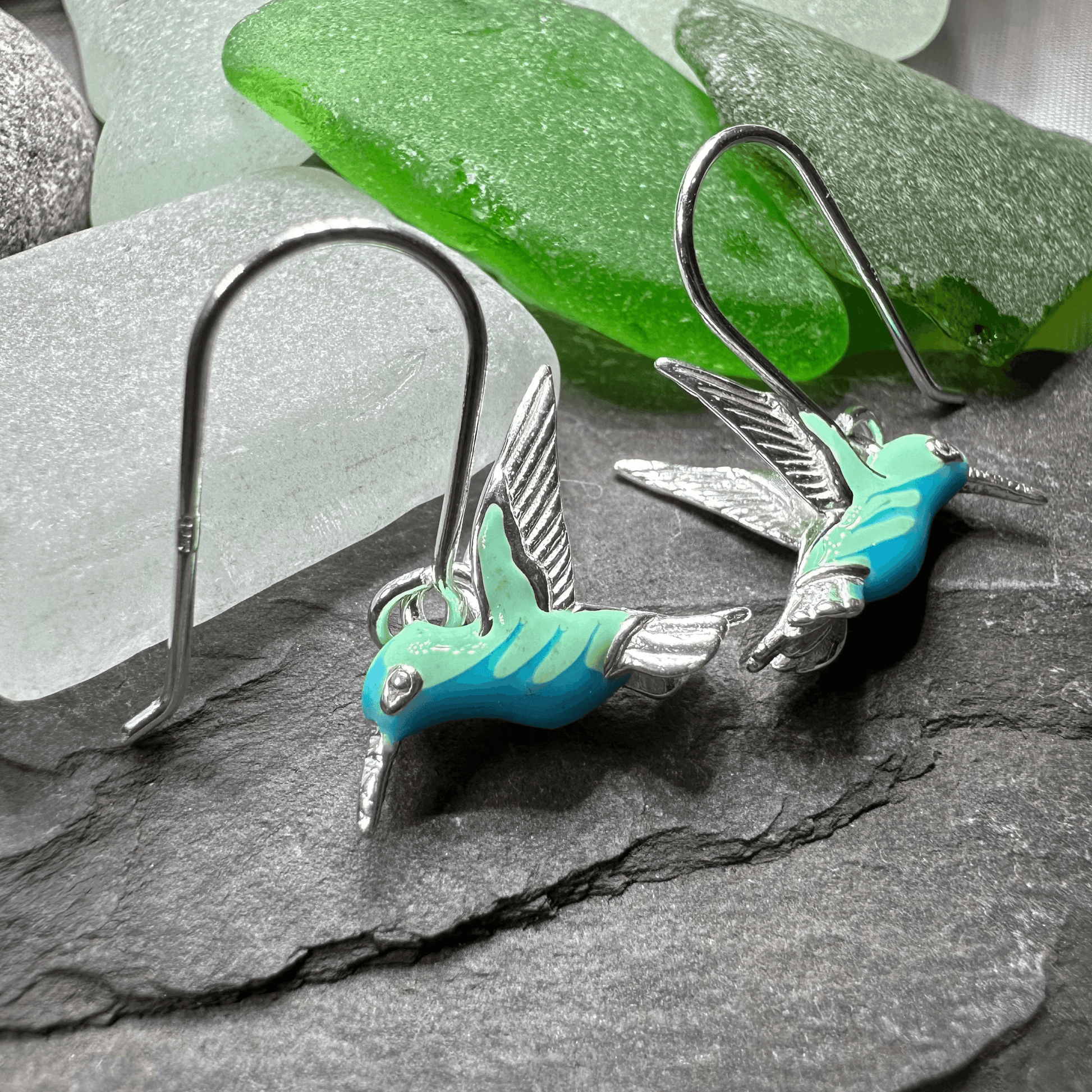 Colibrì Hummingbird Earrings - 