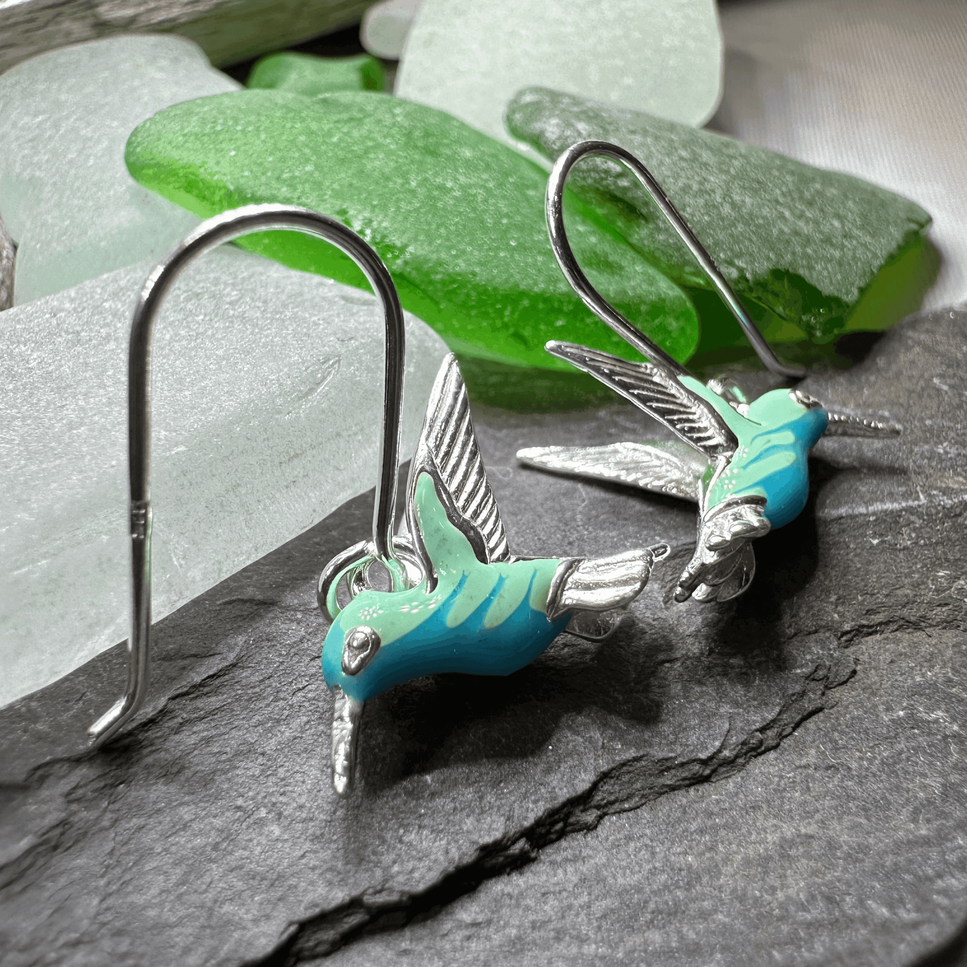 Colibrì Hummingbird Earrings - 