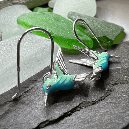 Colibrì Hummingbird Earrings - 