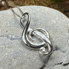 Elegant Music Necklace