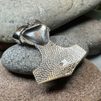Wolf's Head Thor's Hammer Necklace