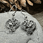 Celtic Wolf Lovers Earrings - 