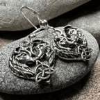 Celtic Wolf Lovers Earrings - 
