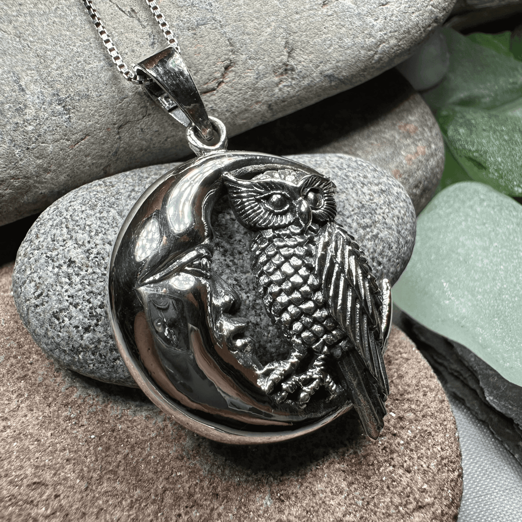 Oidhche Mhath Owl Necklace - 18