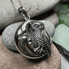 Oidhche Mhath Owl Necklace - 18