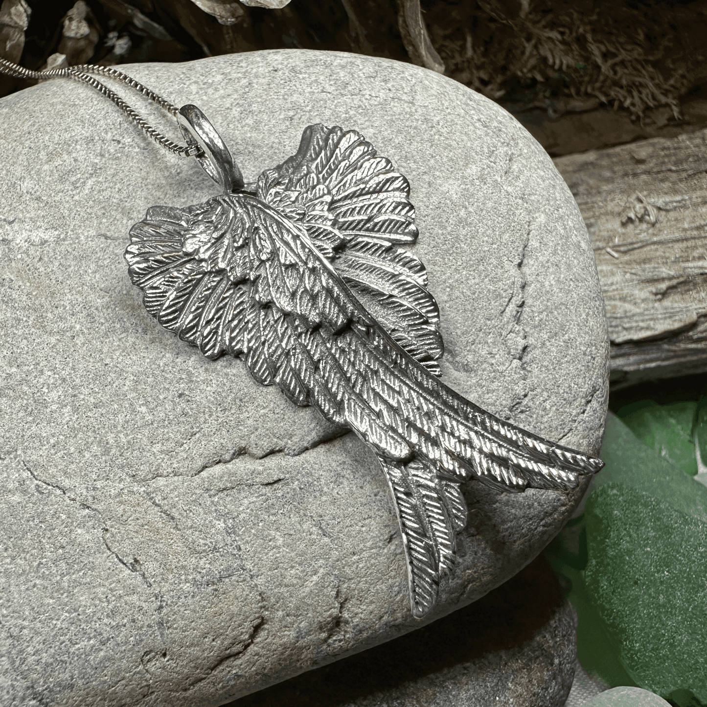 Caci Angel Wings Necklace - 18