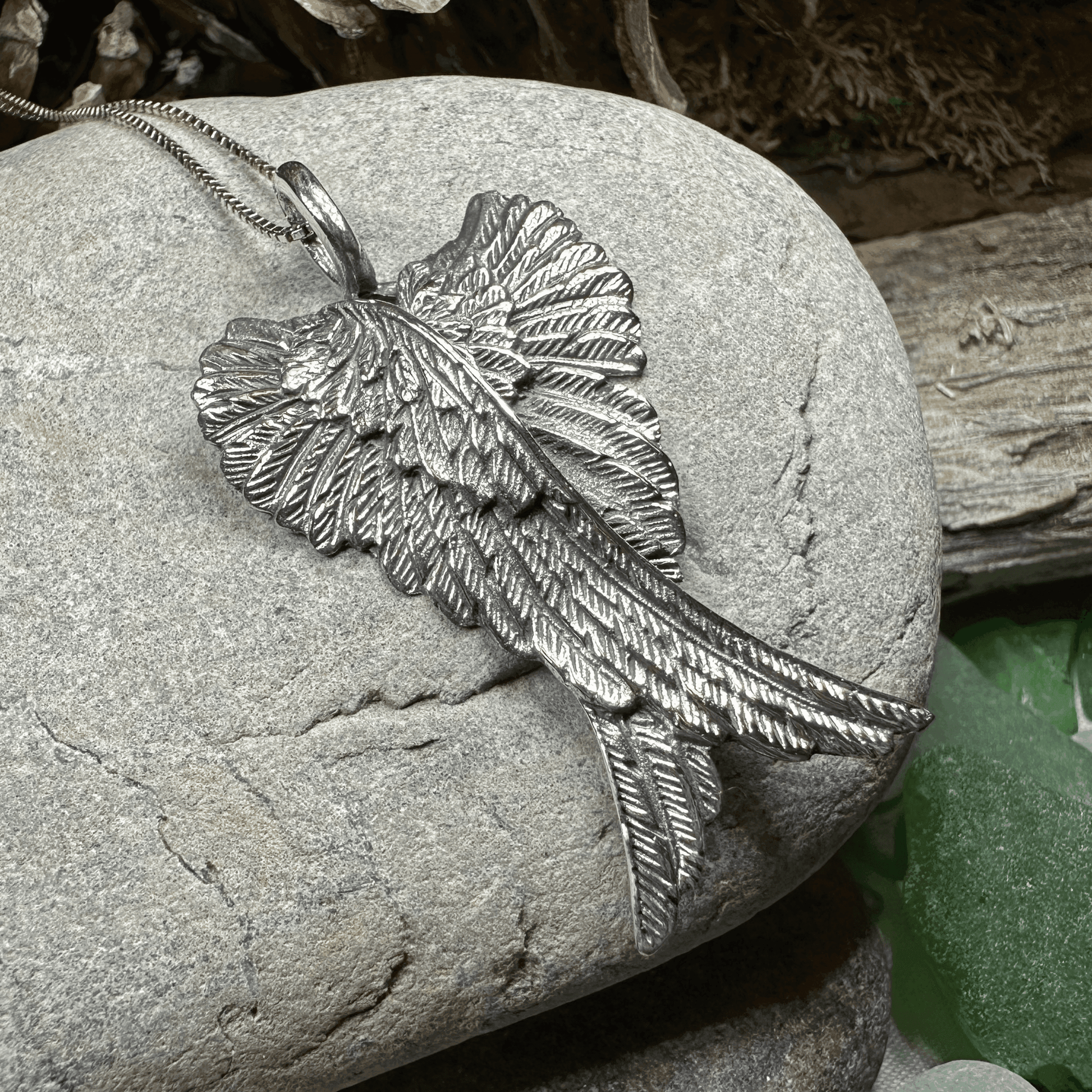 Caci Angel Wings Necklace - 18