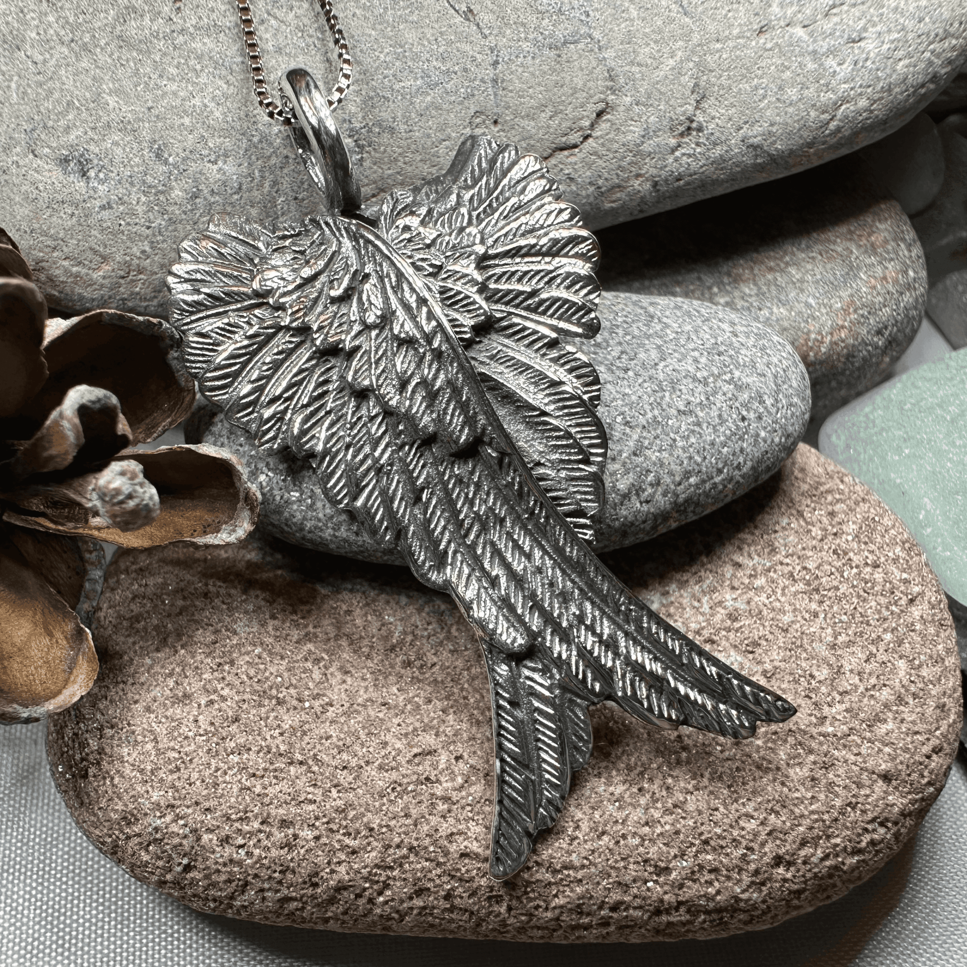 Caci Angel Wings Necklace - 18