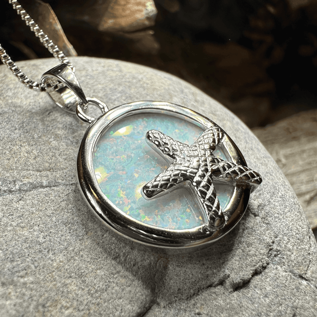 Ariel Starfish Opal Necklace - 18