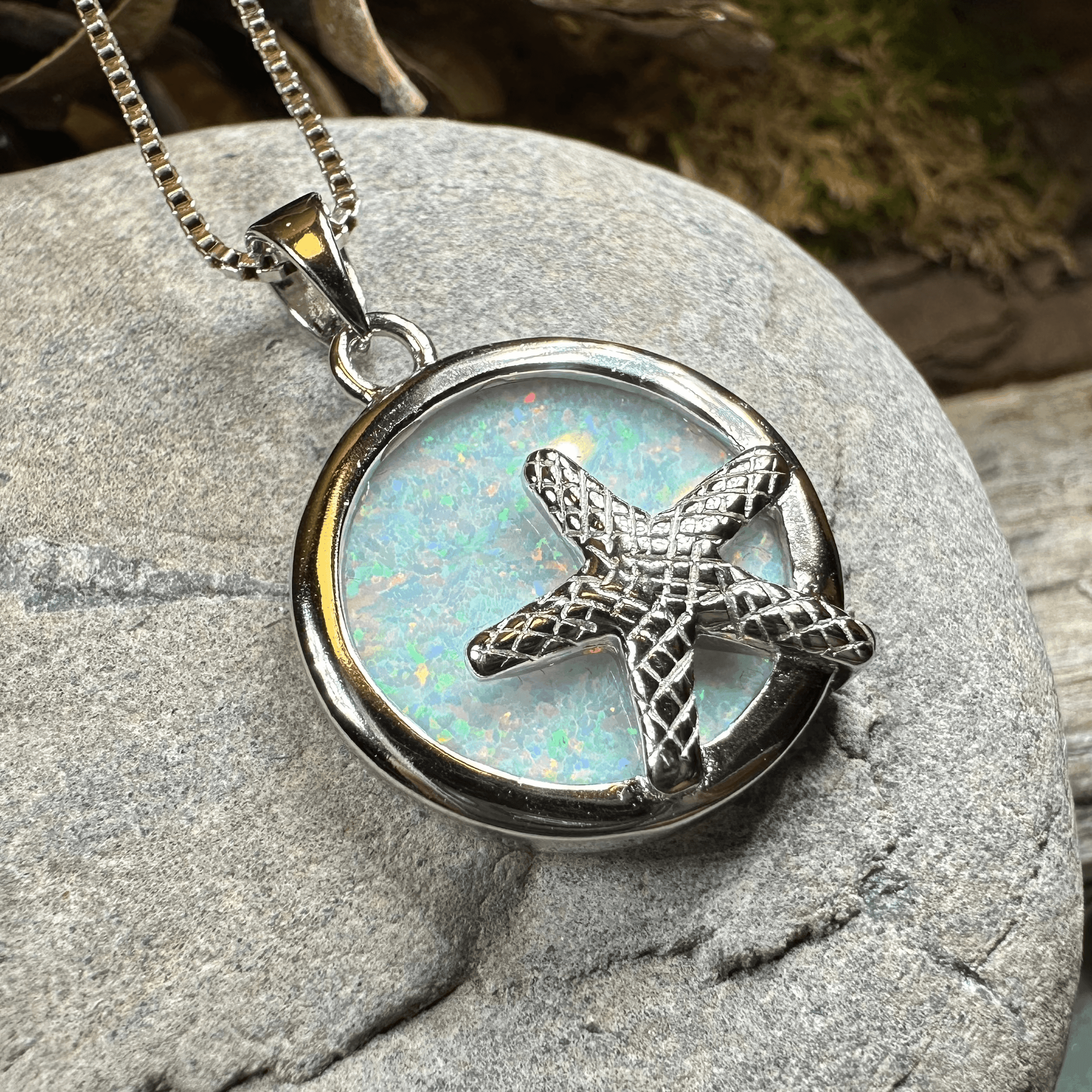 Ariel Starfish Opal Necklace - 18