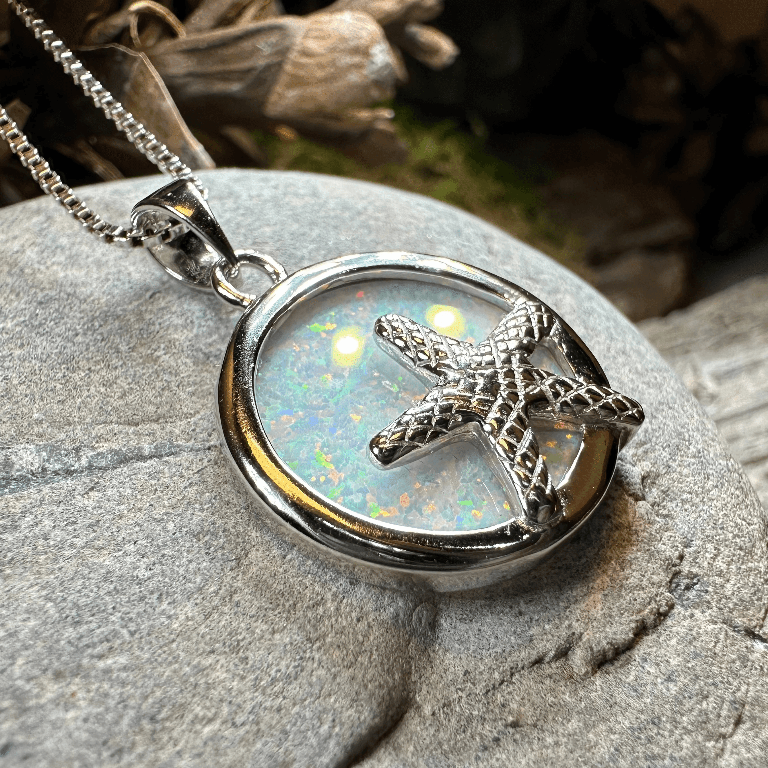 Ariel Starfish Opal Necklace - 18