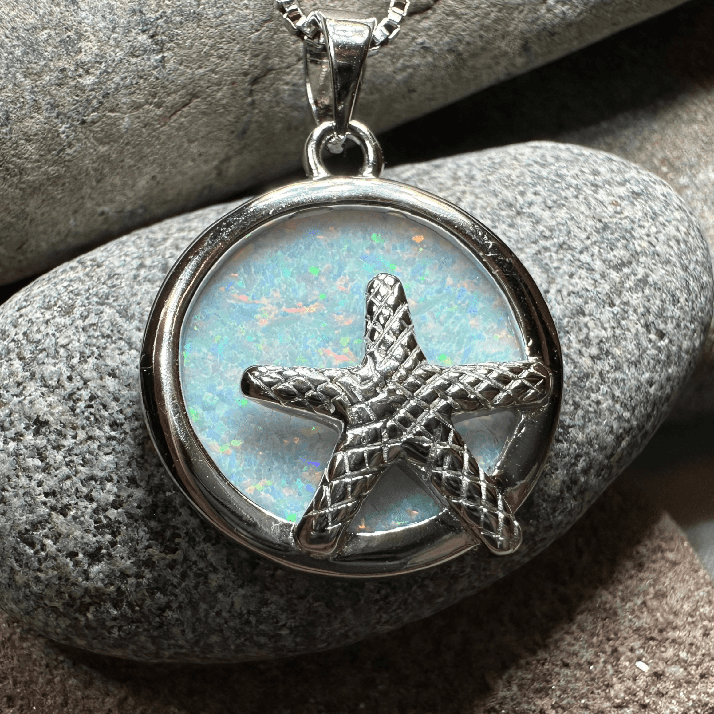 Ariel Starfish Opal Necklace - 18
