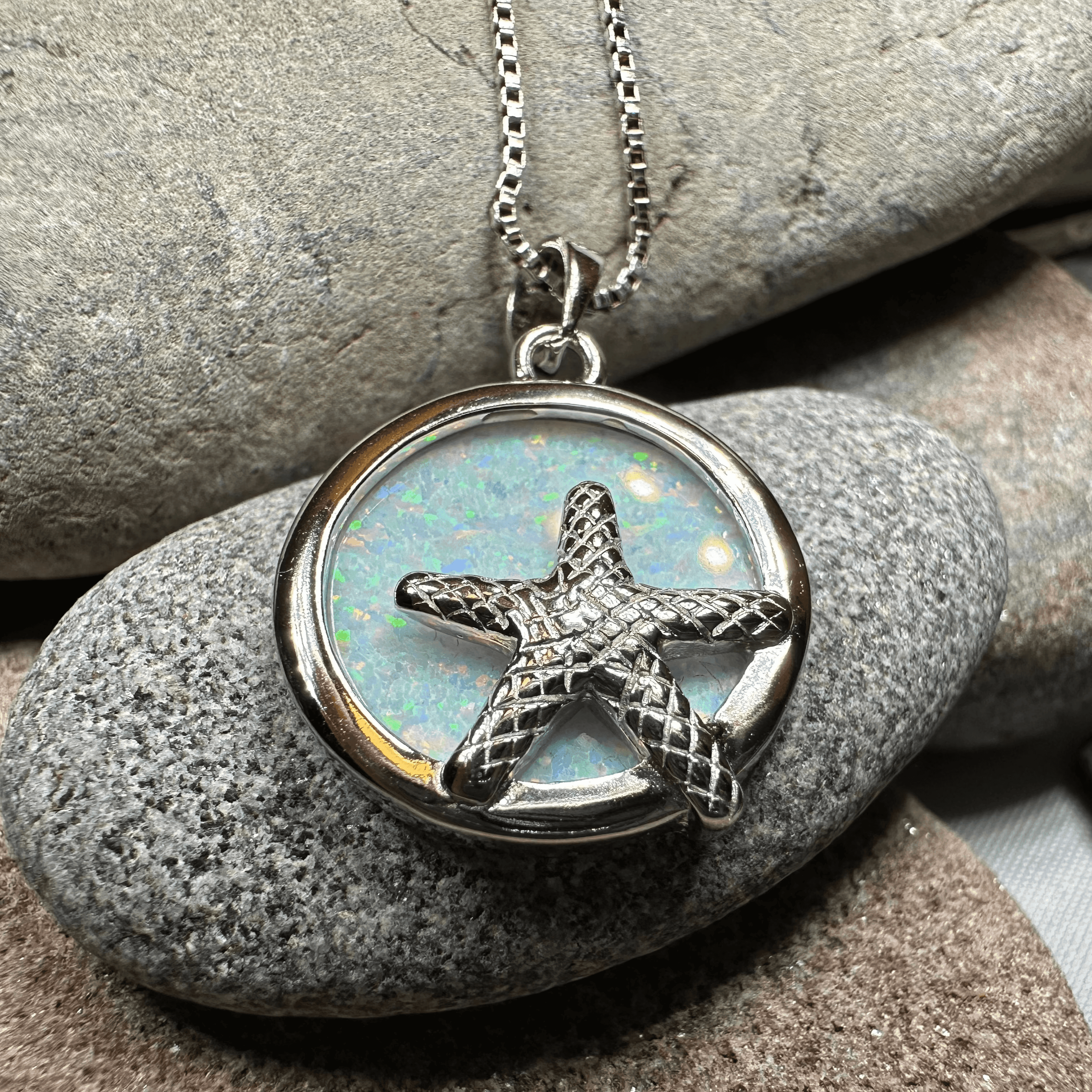 Ariel Starfish Opal Necklace - 18