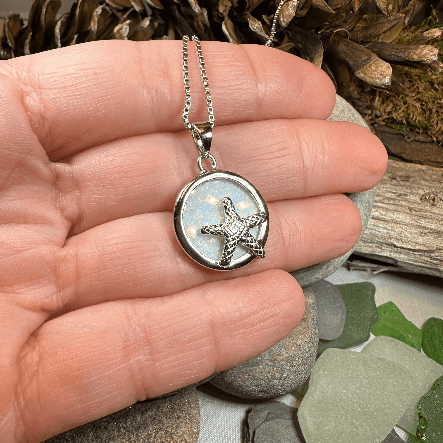 Ariel Starfish Opal Necklace - 18
