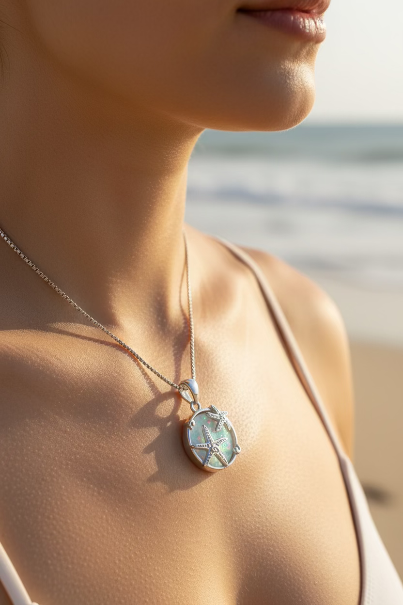 Baydreamer Starfish Opal Necklace