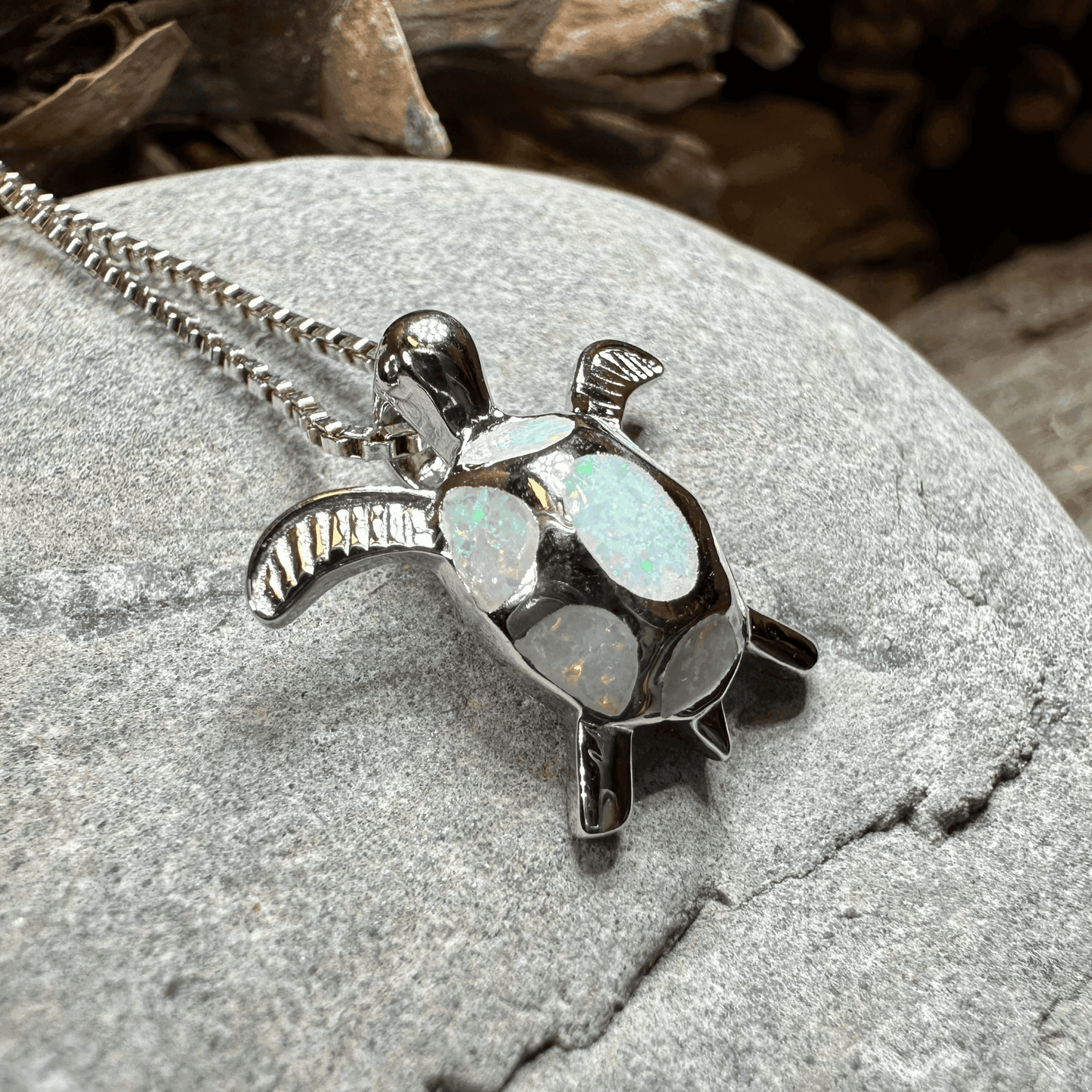 Petite Turtle Necklace - 18