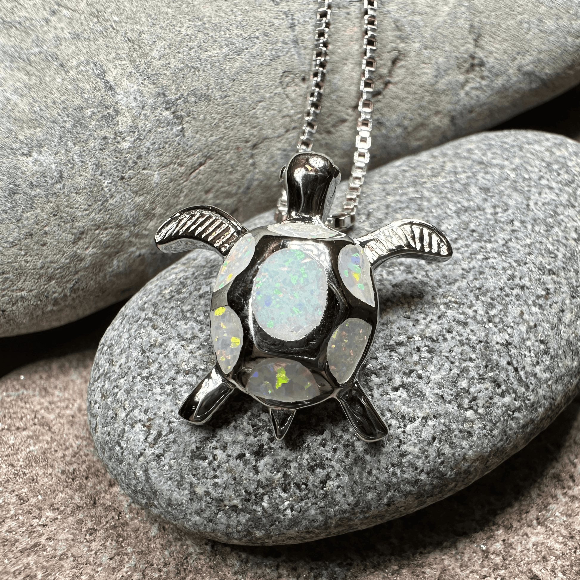 Petite Turtle Necklace - 18