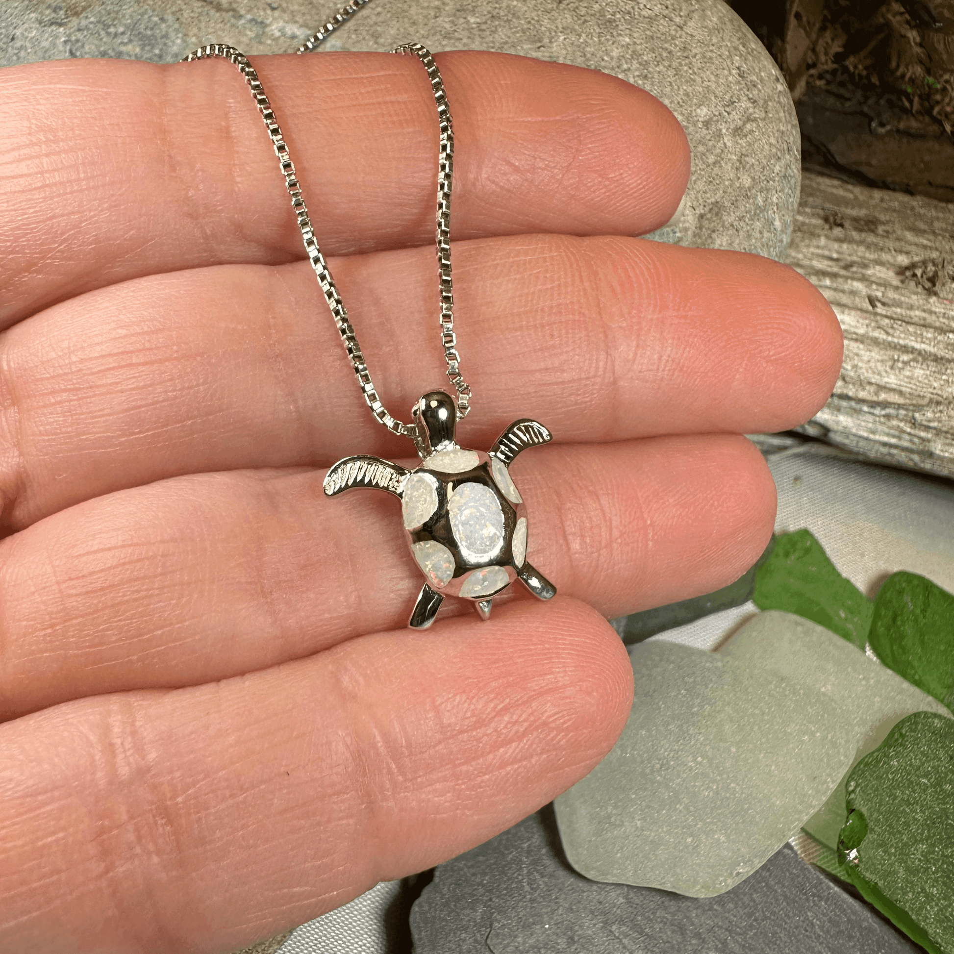 Petite Turtle Necklace - 18