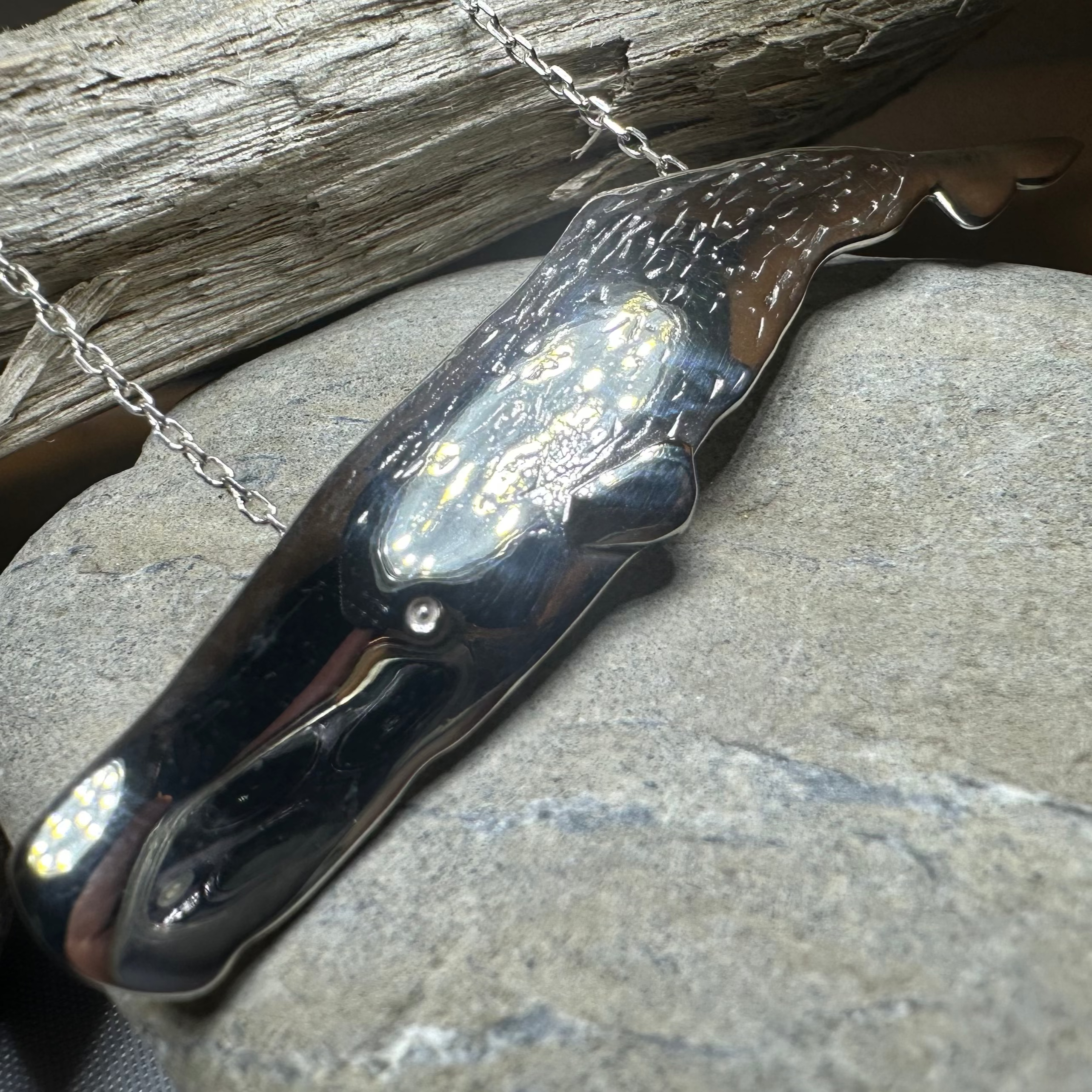 Realistic Sperm Whale Necklace