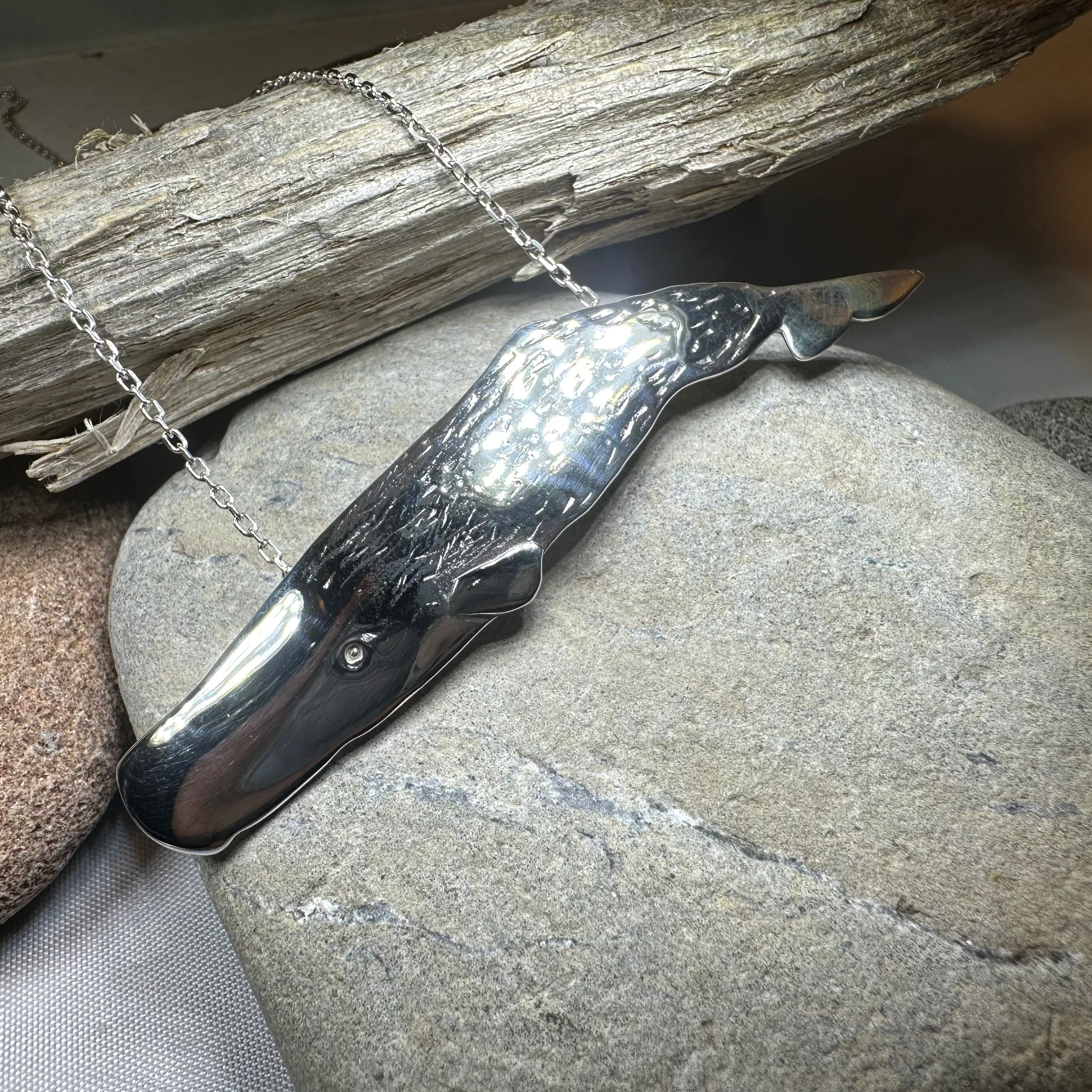 Realistic Sperm Whale Necklace
