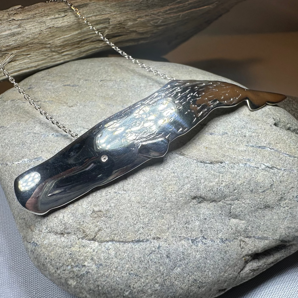 Realistic Sperm Whale Necklace