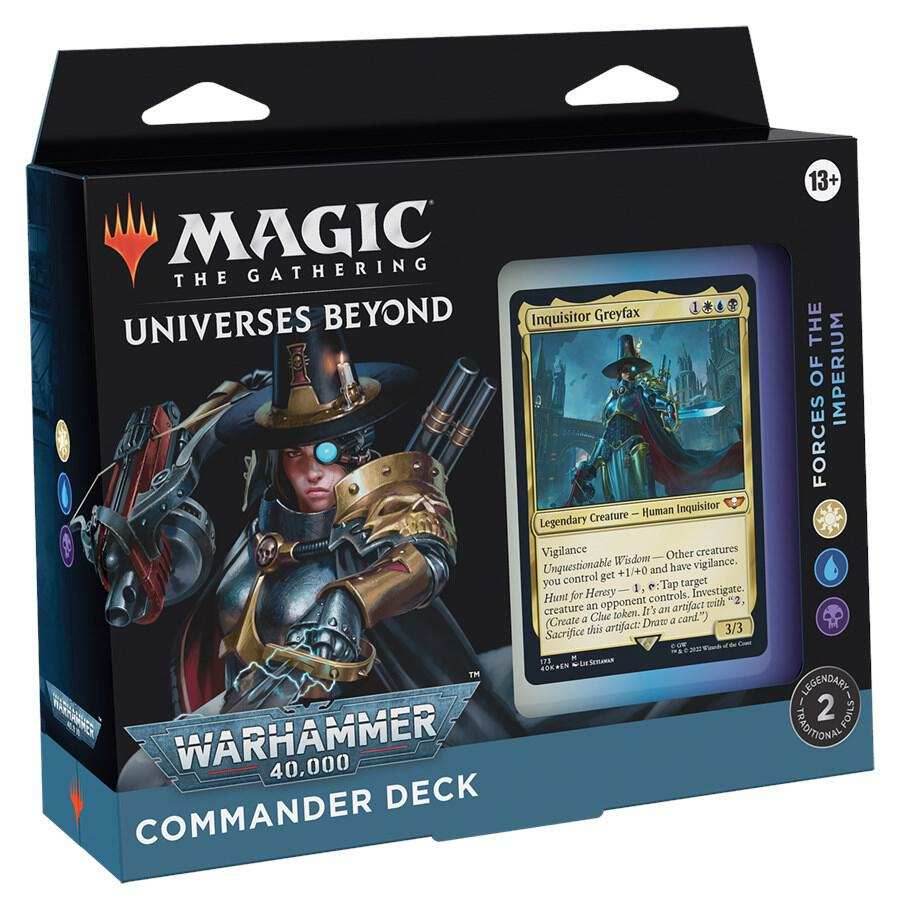 Universes Beyond Warhammer Single Commander Deck | MTG | New - Forces of the Imperium